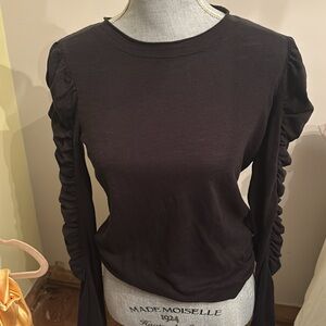 COPY - FP Natasha long sleeve tee with ruched sleeves ~ great wardrobe staple ✨…